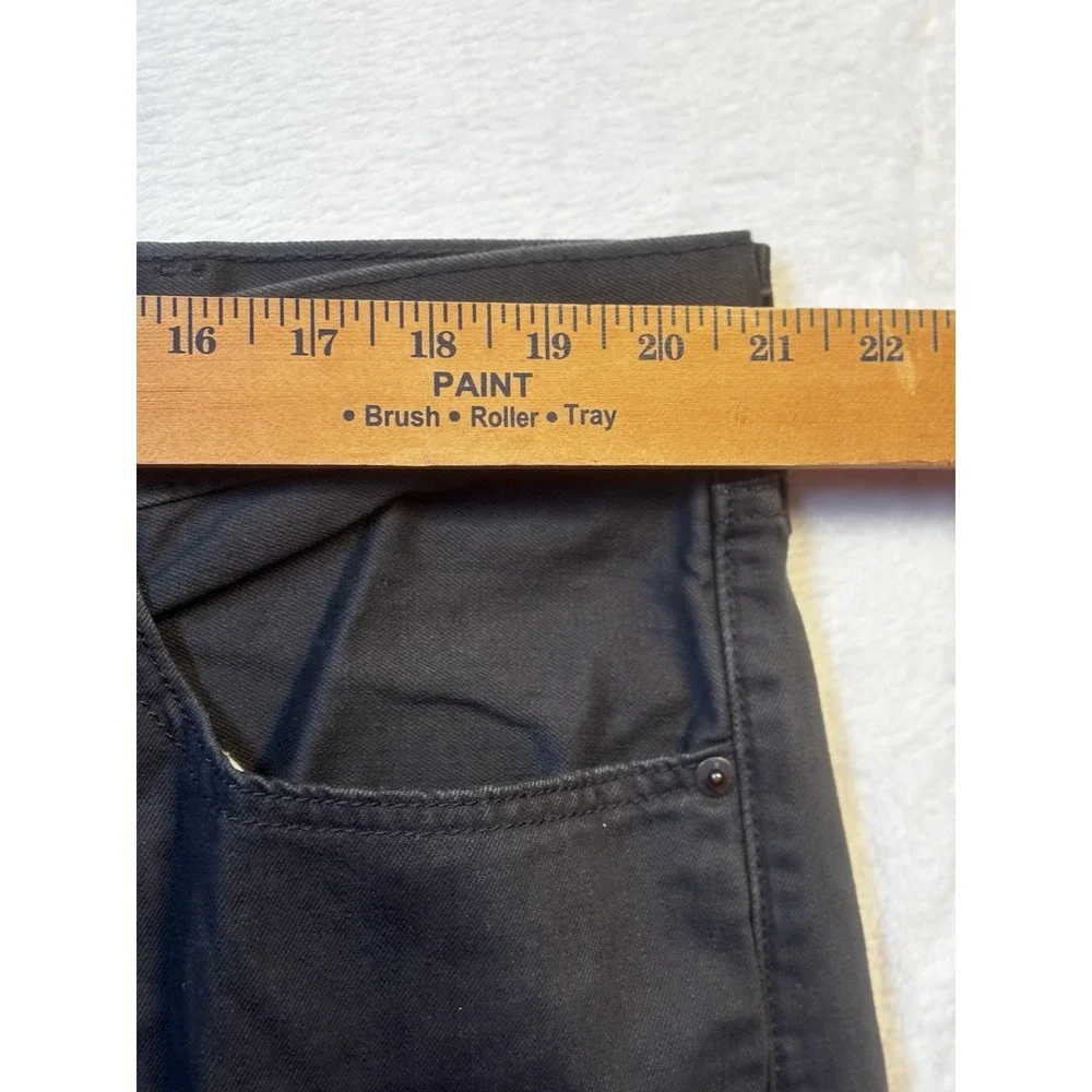 Levi's 505 White Tab Jeans Men's 42x29 Black Straight Rare Zip‎ Classic Fit